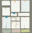 Ripped papers vector image