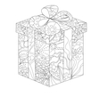 Painted gift vector image