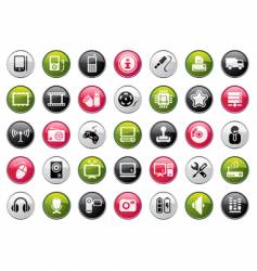 Web icon collection vector image