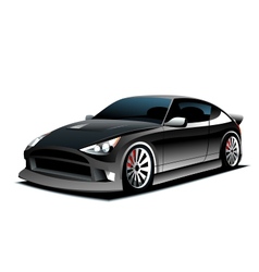 Concept car vector image