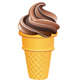 Icecream cone vector image