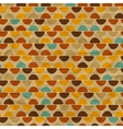 Seamless retro geometric pattern vector image