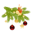 Christmas tree branch Christmas tree branch vector image