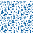 Sea pattern vector image