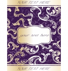 Wine label template vector image