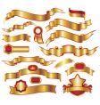 Set of ribbons vector image