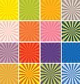 Retro background set vector image