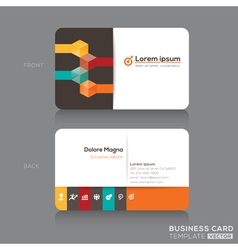Business cards Design Template vector image