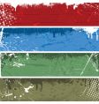 Grunge panels vector image