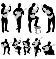 Musician set vector image