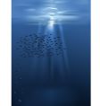 Underwater vector image