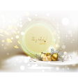 Light Christmas background vector image