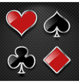 Casino elements vector image