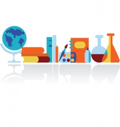 Education in classroom vector image