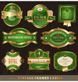 Ornate frames vector image