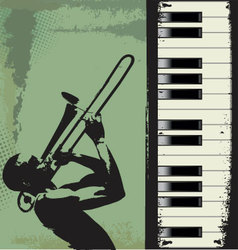 Music background vector image