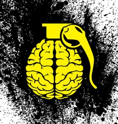 Brain bomb vector image