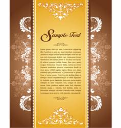 Invitation template vector image