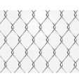 Chain fence vector image