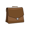 Brown Brief case icon Brown Brief case icon vector image