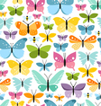 Butterflies pattern vector image