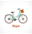 Vintage bicycle symbol vector image