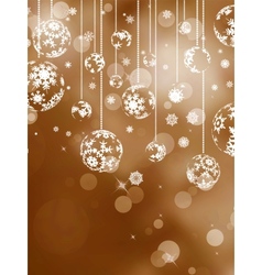 Elegant christmas background EPS 8 vector image