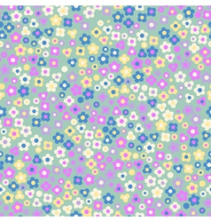 Seamless pattern displaying floral vector image