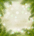 Christmas retro background vector image