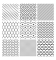 Geometric Seamless Patterns vector image