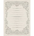 Certificate template vector image