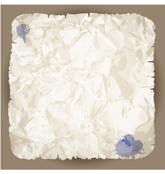 Blank damaged piece of paper vector image