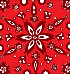 Flower wrapping paper vector image
