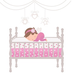 Little angel sleeping vector image