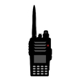 Walkie talkie or police radio or radio vector image