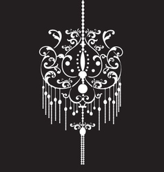 Chandelier vector image