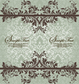 Ornate damask background vector image
