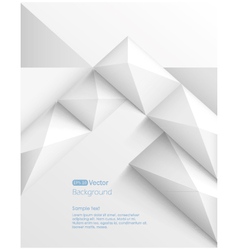 Abstract geometrical background with pyramids vector image