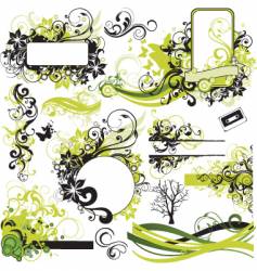 Urban graphic elements pack vector image