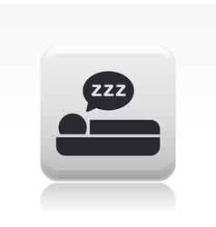 Sleep icon vector image