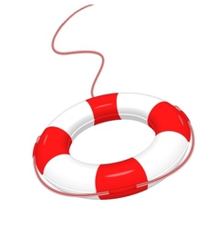 Lifebuoy vector image