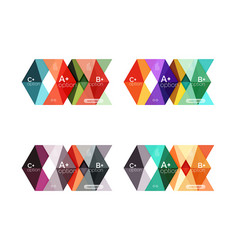 Collection of colorful geometric shape Collection of colorful geometric shape vector image