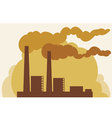 Industrial plant vector image