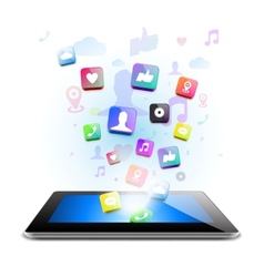 Social network Eps10 vector image