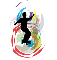 Skater boy vector image