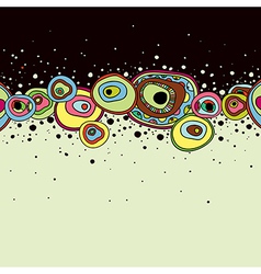 Abstract hand draw background vector image