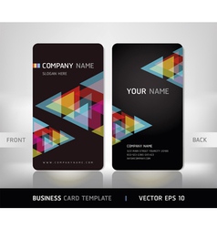 Business card abstract background vector image