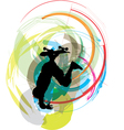 Skater boy vector image