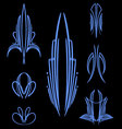 Pinstripe-039 vector image
