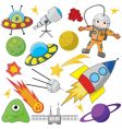 Space exploration vector image